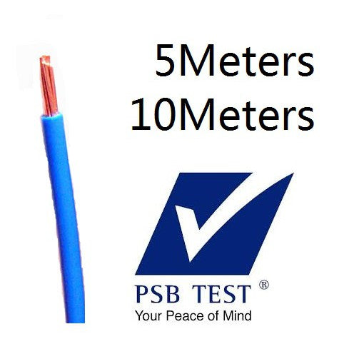 [SG local seller] 1.5mm PVC Electrical Cable Wire - 5 meters 10 meters 1.5 mm TML