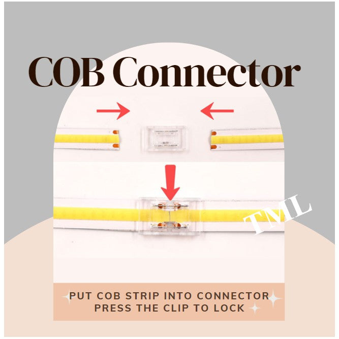 [SG Local Seller] COB Connector Strip Light Connector 8mm 10mm