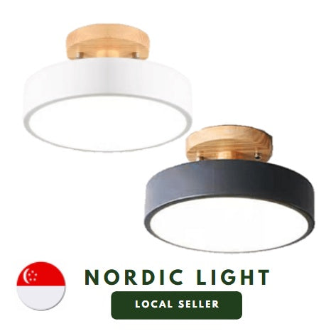 Premium Nordic Ceiling Light Spotlight Corridor Balcony Bathroom UFO TML