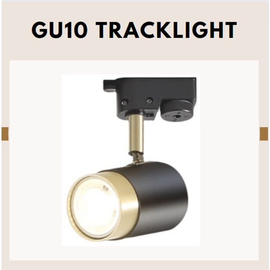 White Gold Black Gold GU10 Track Light TML