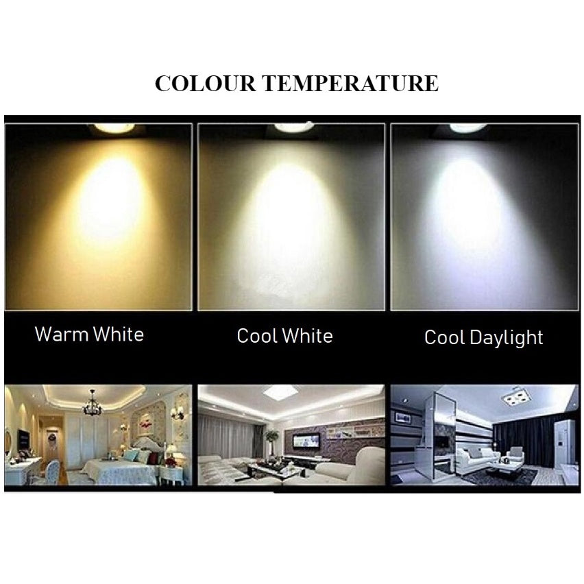 TML 48W Wood Design Rectangular LED Ceiling Light Nordic Minimal Ceiling Light - Daylight for Kitchen Living Room