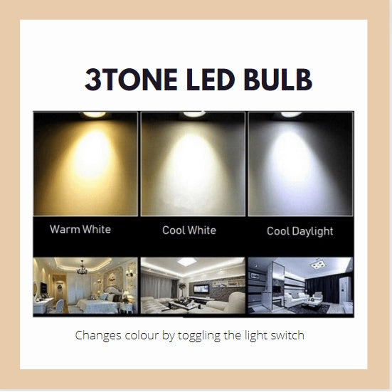 Nordic Gold Bulb Chandelier Pendant Light Tri-tone