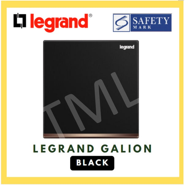 Legrand Galion Matt Black Switch Socket