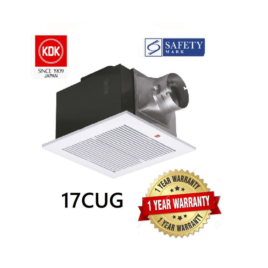 KDK 17CUG 17CUH 24CUG 24CUH Exhaust Fan Ceiling Mount Ventilating Ventilation Fan