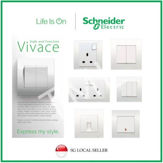 [SG Seller] Schneider Vivace Switch Socket Heater Cat6 TML