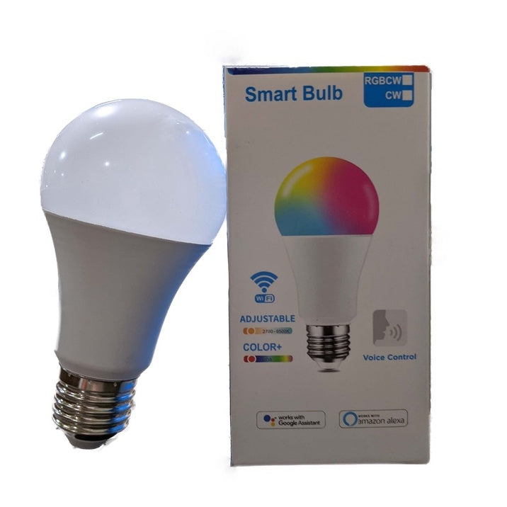 [SG Stock] TML E27 WIFI Smart LED Bulb RGB + W Dimmable 9W Works with Google Home Amazon Alexa