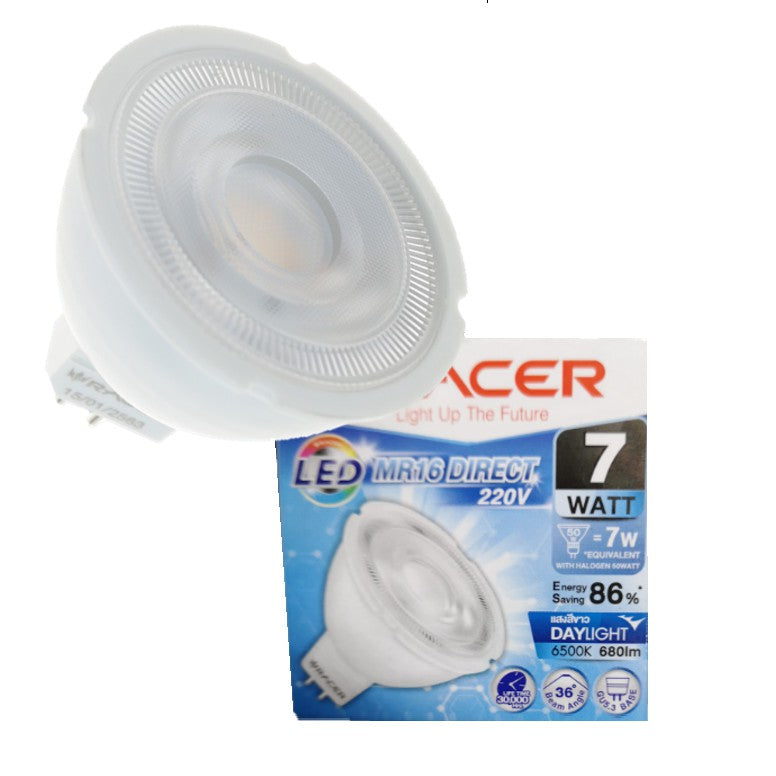 [Bundle of 4] 7W 220V-240V Direct MR16 GU5.3 LED Bulb (3000K 6500K)