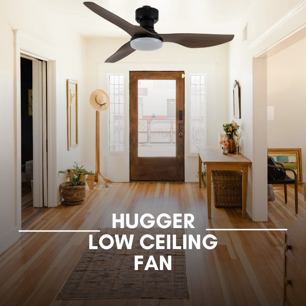 Fanco Hugger Ceiling Fan 48" Low Ceiling 188 mm Short Fan Height for BTO Condo TML