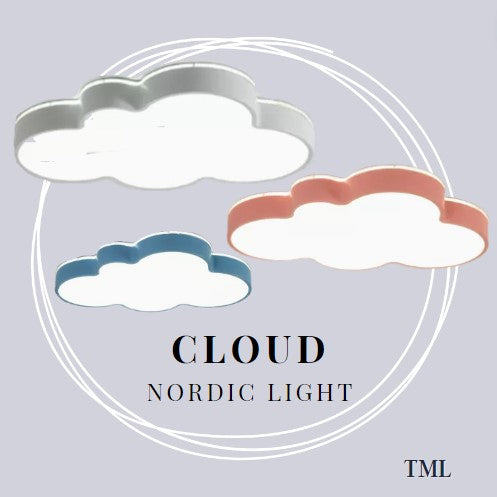 TML 30W Nordic LED Ceiling Light Cloud Design- Daylight Kids Children Room