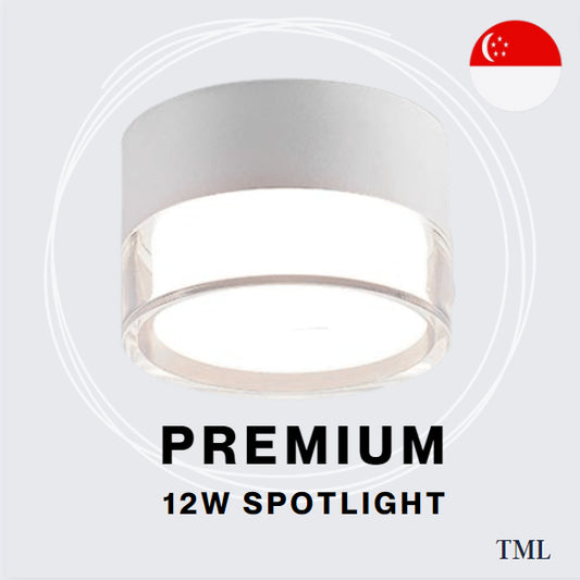 Premium Double Layer Clear Surface Spotlight Corridor Small Area Balcony 12W