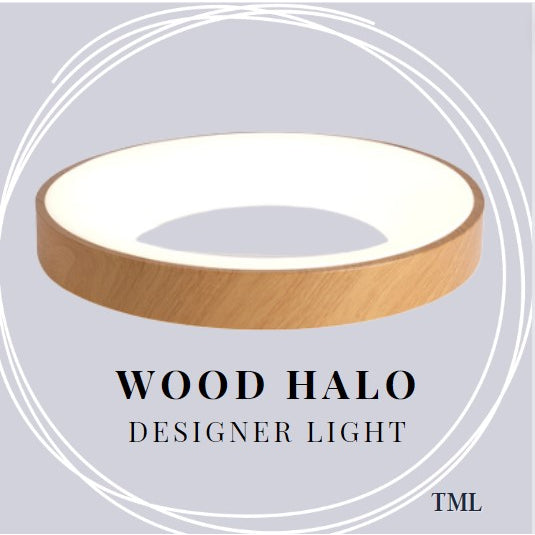 LUX Wood Design LED Ceiling Light