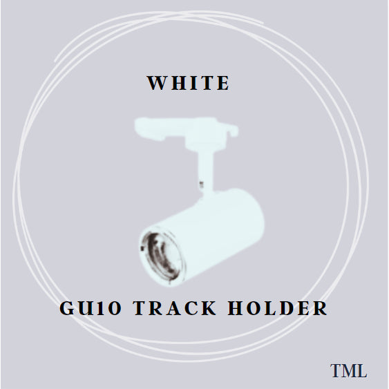 Modern Rose Gold White Black GU10 Track Light Holder TML