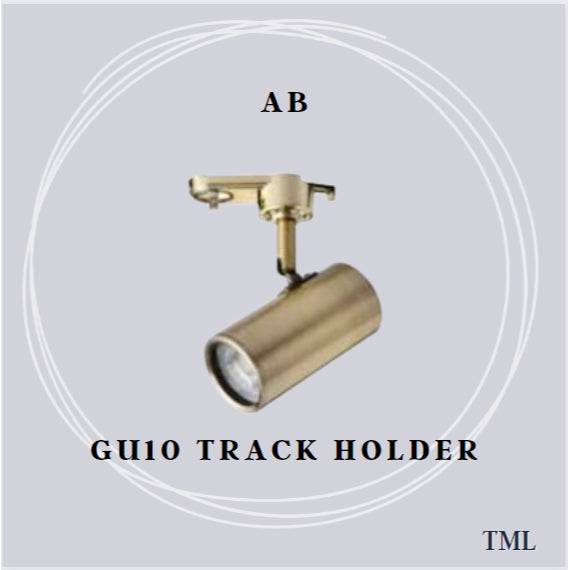 Modern Rose Gold White Black GU10 Track Light Holder TML