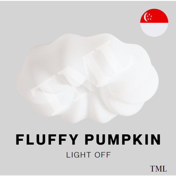 3D Fluffy Pumpkin Cloud Surface Ceiling Light 3Tone TML