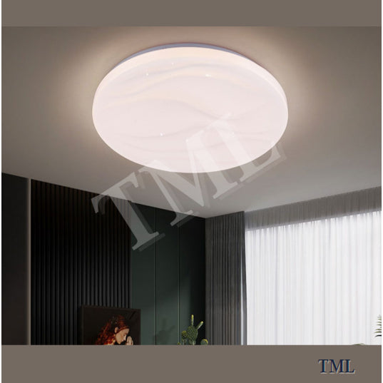 Premium Glittering Star LED Ceiling Light Tritone Hamburger TML