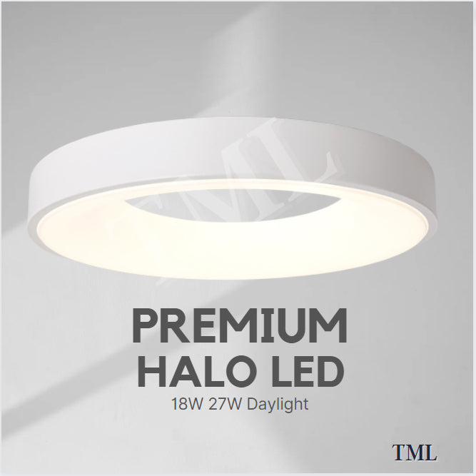 Premium LUX Halo White LED Ceiling Light Living Room Bedroom TML