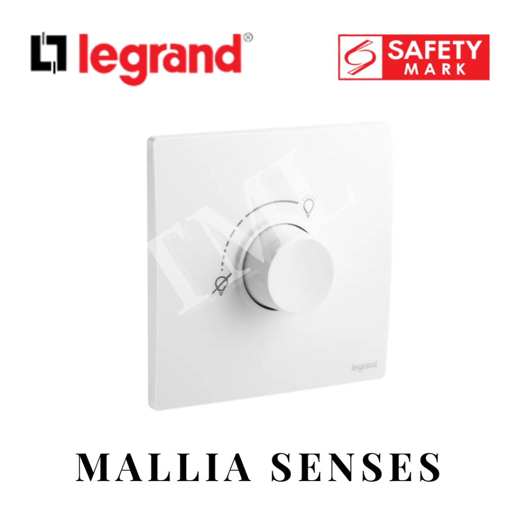 Legrand Mallia Senses Rotary dimmer - RLC+LED for Lighting