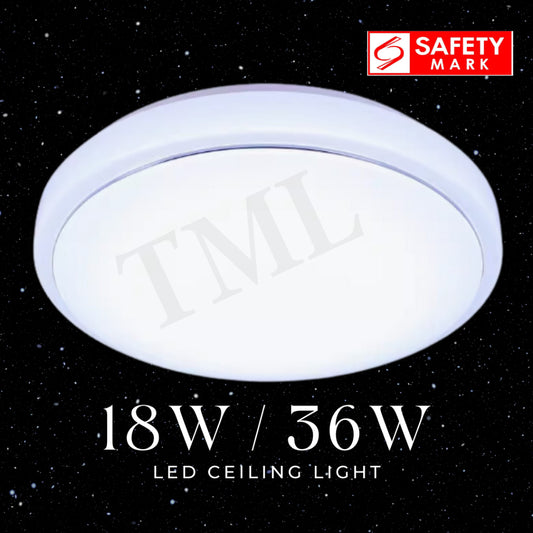 36W Extra Bright LED Ceiling Light 2 Dimming Level Safety Mark Approved