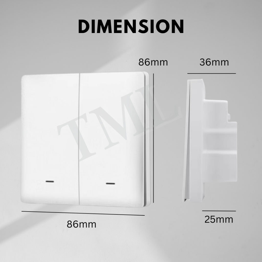 Zigbee WiFi Smart Wall Light Switch 1G 2G 3G 20A Push Button No Neutral No Capacitor Smart life Alexa Google Home