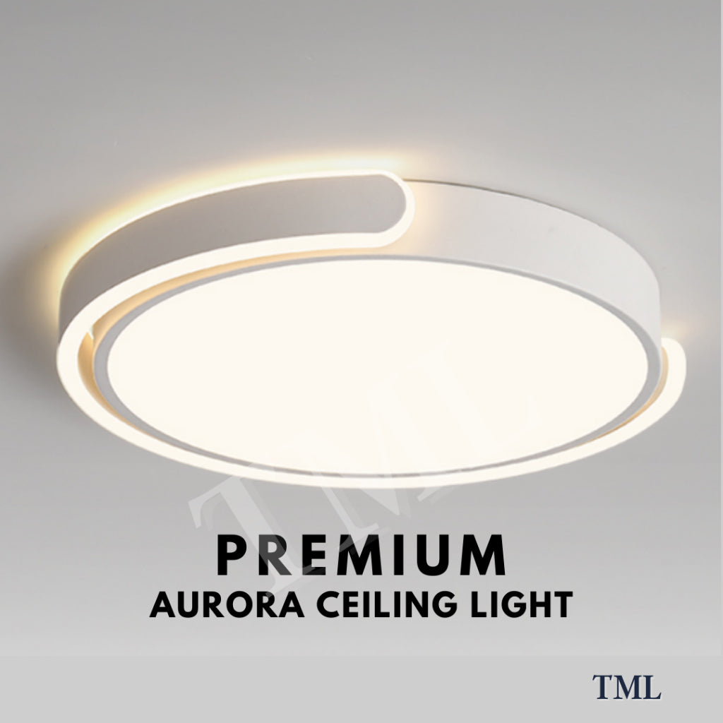 Premium LUX Aurora Ceiling Light with Side Luminance Bedroom Living Room Kitchen