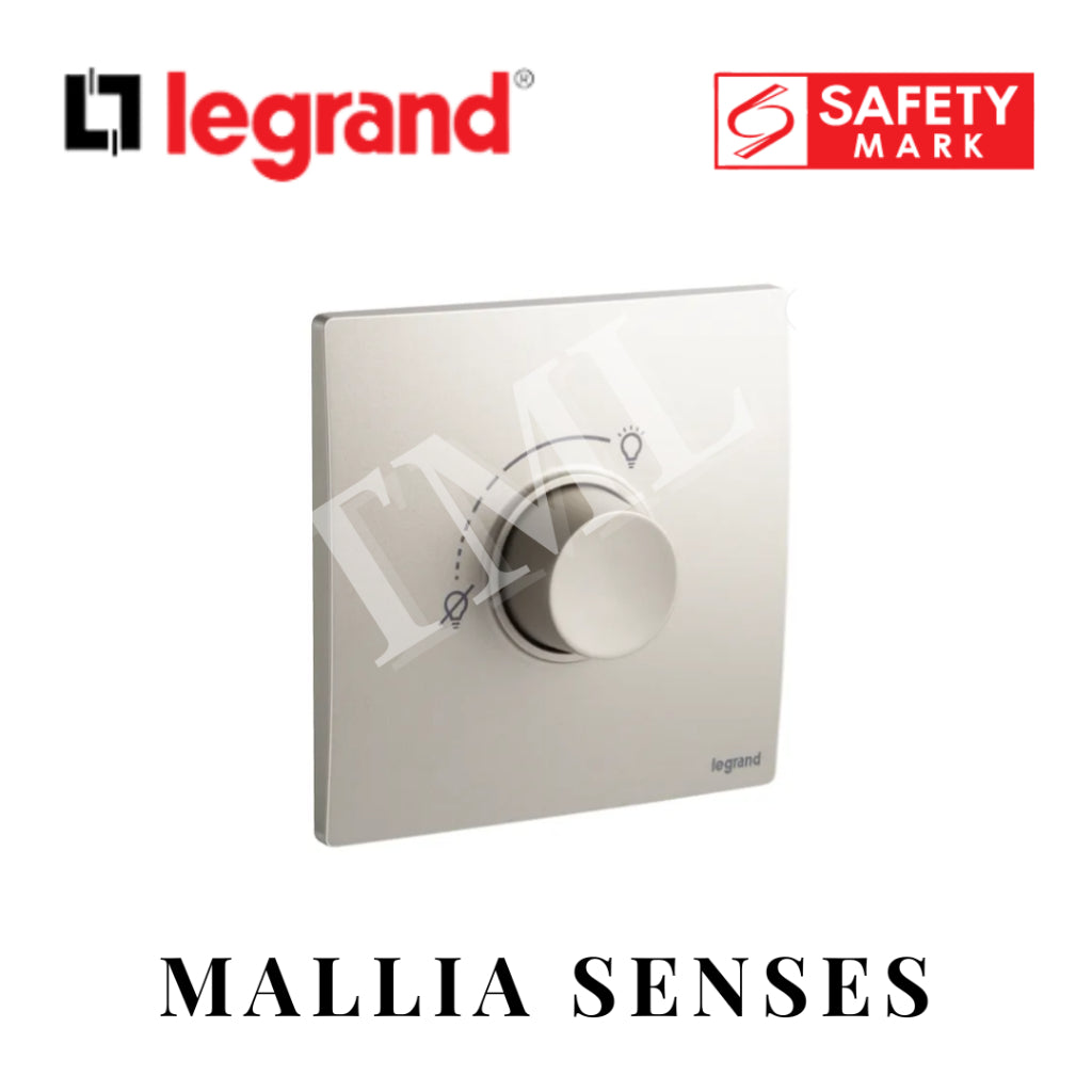 Legrand Mallia Senses Rotary dimmer - RLC+LED for Lighting