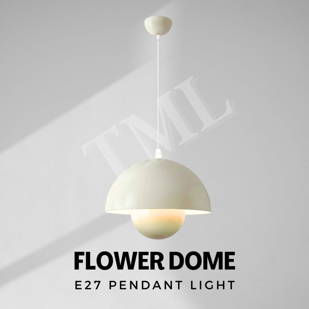 Flowerpot Suspended Pendant Light E27 Bedside Dining Light TML