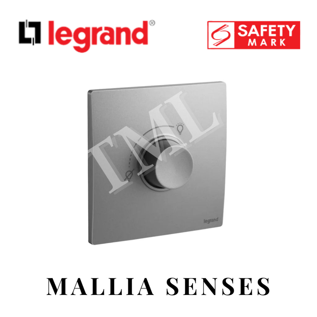 Legrand Mallia Senses Rotary dimmer - RLC+LED for Lighting