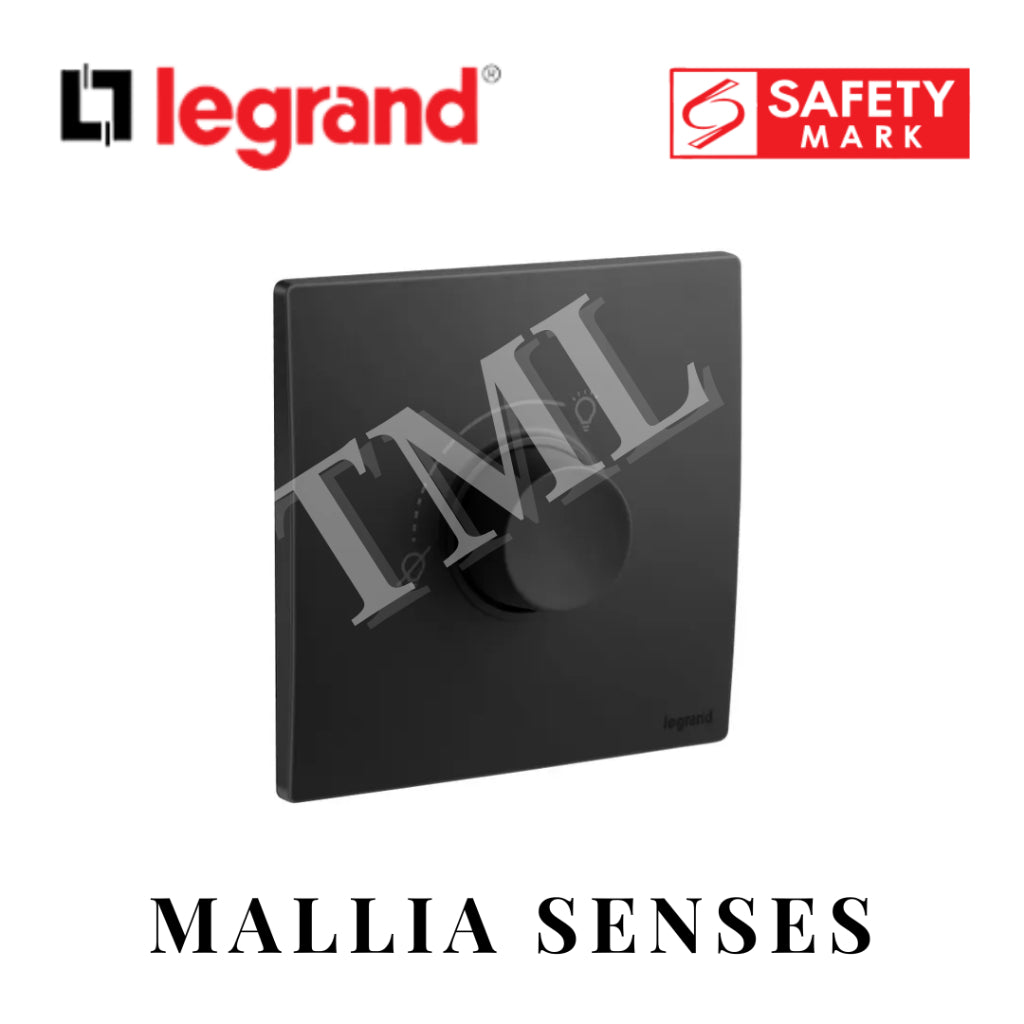 Legrand Mallia Senses Rotary dimmer - RLC+LED for Lighting