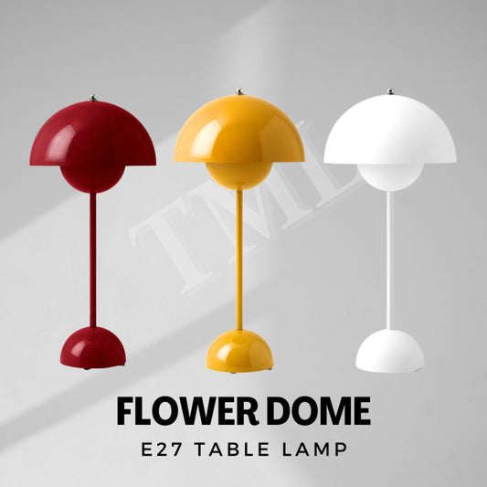 Modern Flowerpot Table Lamp E27 Bedside Lamp Mushroom Smart TML