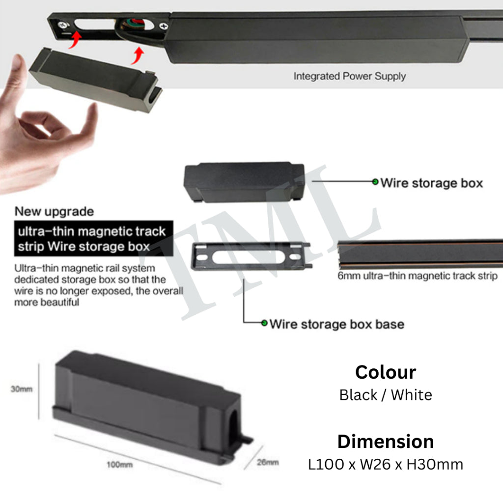 Ultra Slim Magnetic Track Light System 48V