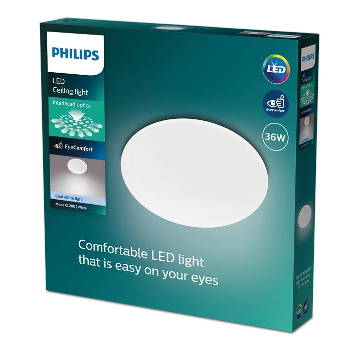 Philips CL200 LED Round Ceiling Light 6500K White Light 10W 17W 20W HDB Toilet Bedroom Store Living Room TML