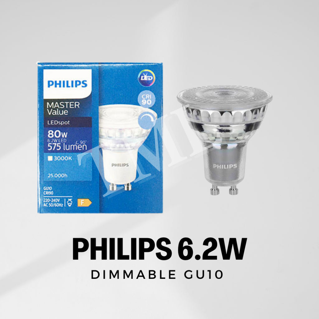 Philips Dimmable GU10 6.2W Ledvance Dimmable GU10 8.3W Warm White Cool White TML