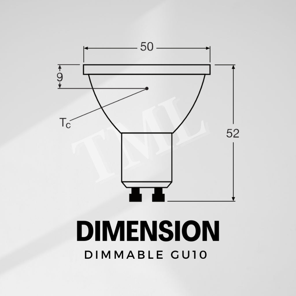 Philips Dimmable GU10 6.2W Ledvance Dimmable GU10 8.3W Warm White Cool White TML