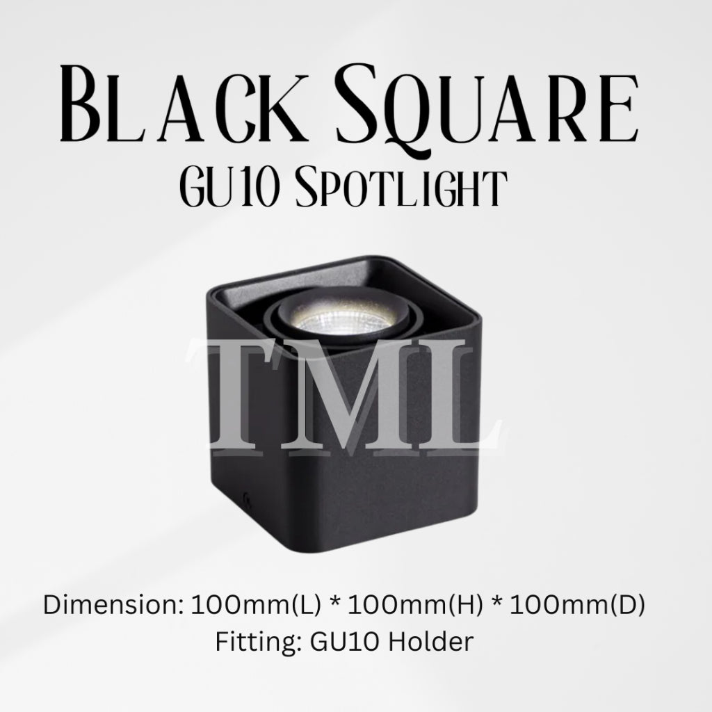 Premium 360 degree Halo Surface GU10 LED Spotlight Single Head Square Double Head Rectangular