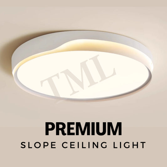 Premium LUX Slope White LED Ceiling Light Tritone Bedroom Living Room Kitchen