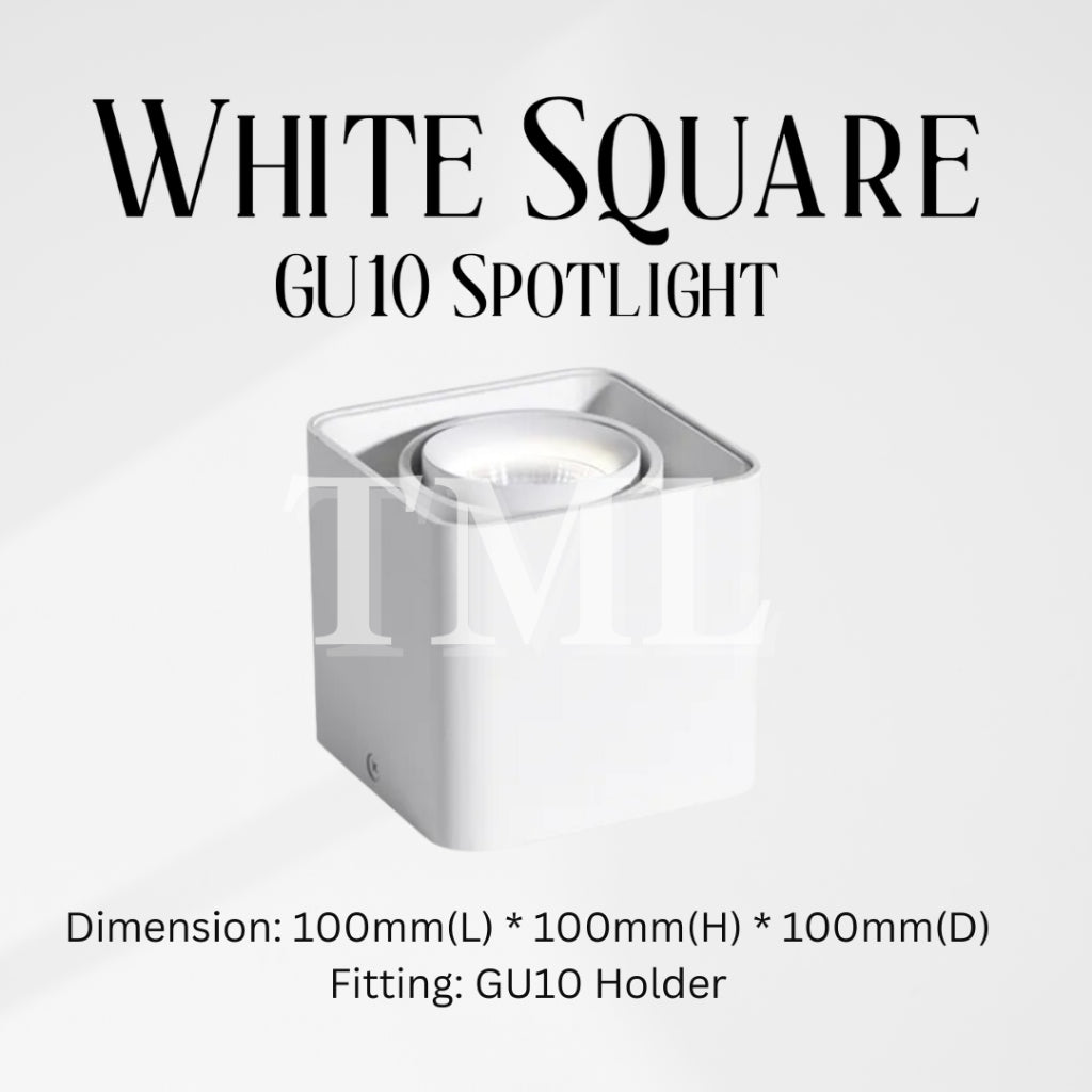 Premium 360 degree Halo Surface GU10 LED Spotlight Single Head Square Double Head Rectangular